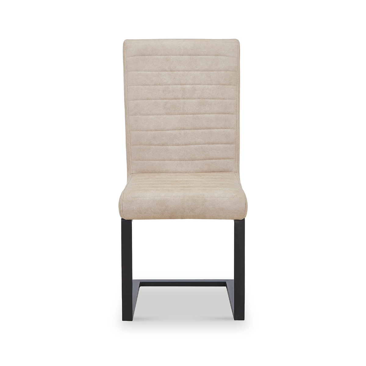 Rino Faux Leather Dining Chair Beige from Roseland Furniture