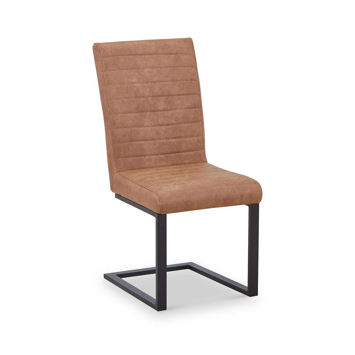 Rino Faux Leather Dining Chair Tan from Roseland Furniture