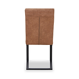 Rino Faux Leather Dining Chair Tan from Roseland Furniture