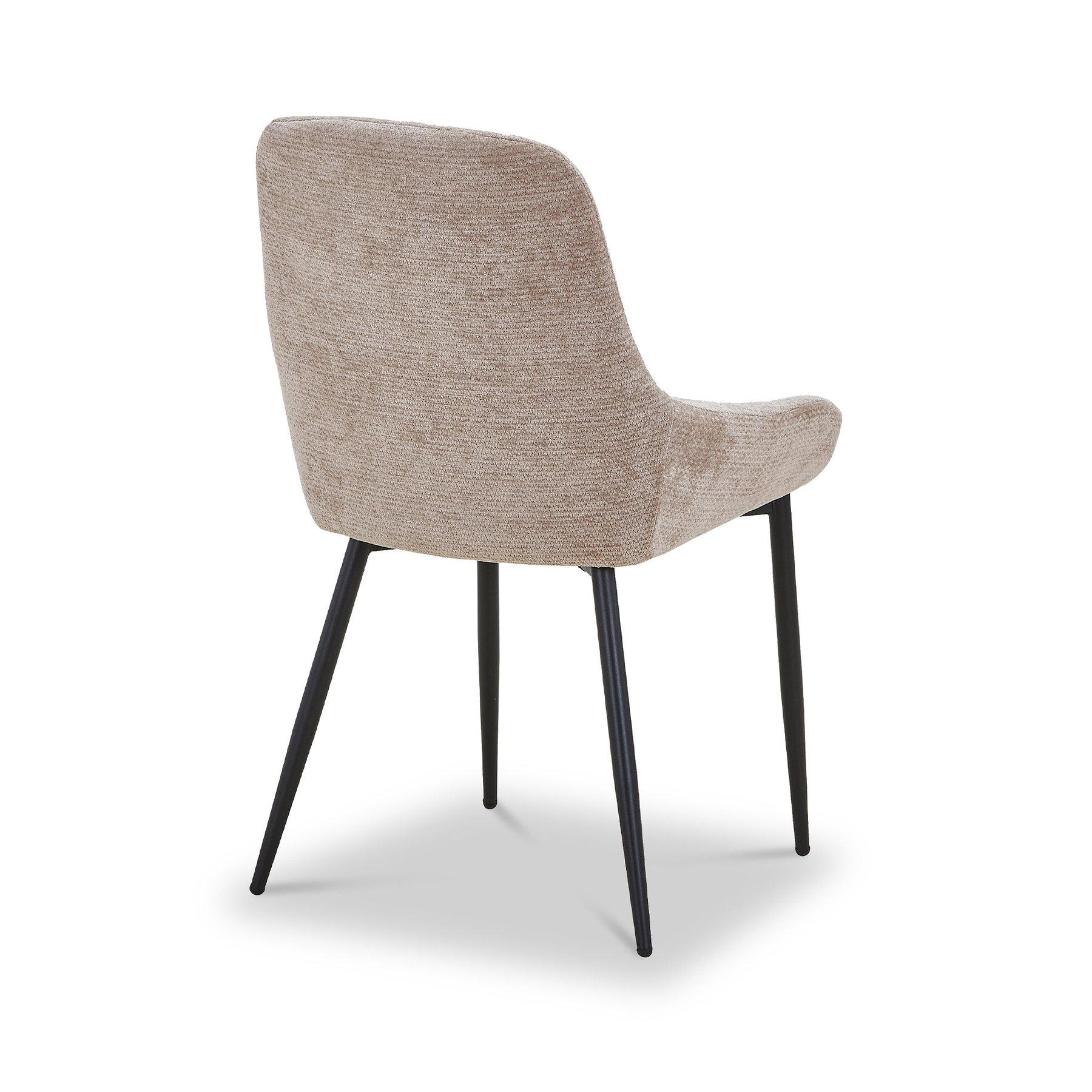 Loris Soft Fabric Dining Chair Mink from Roseland Furniture