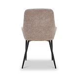 Loris Soft Fabric Dining Chair Mink from Roseland Furniture