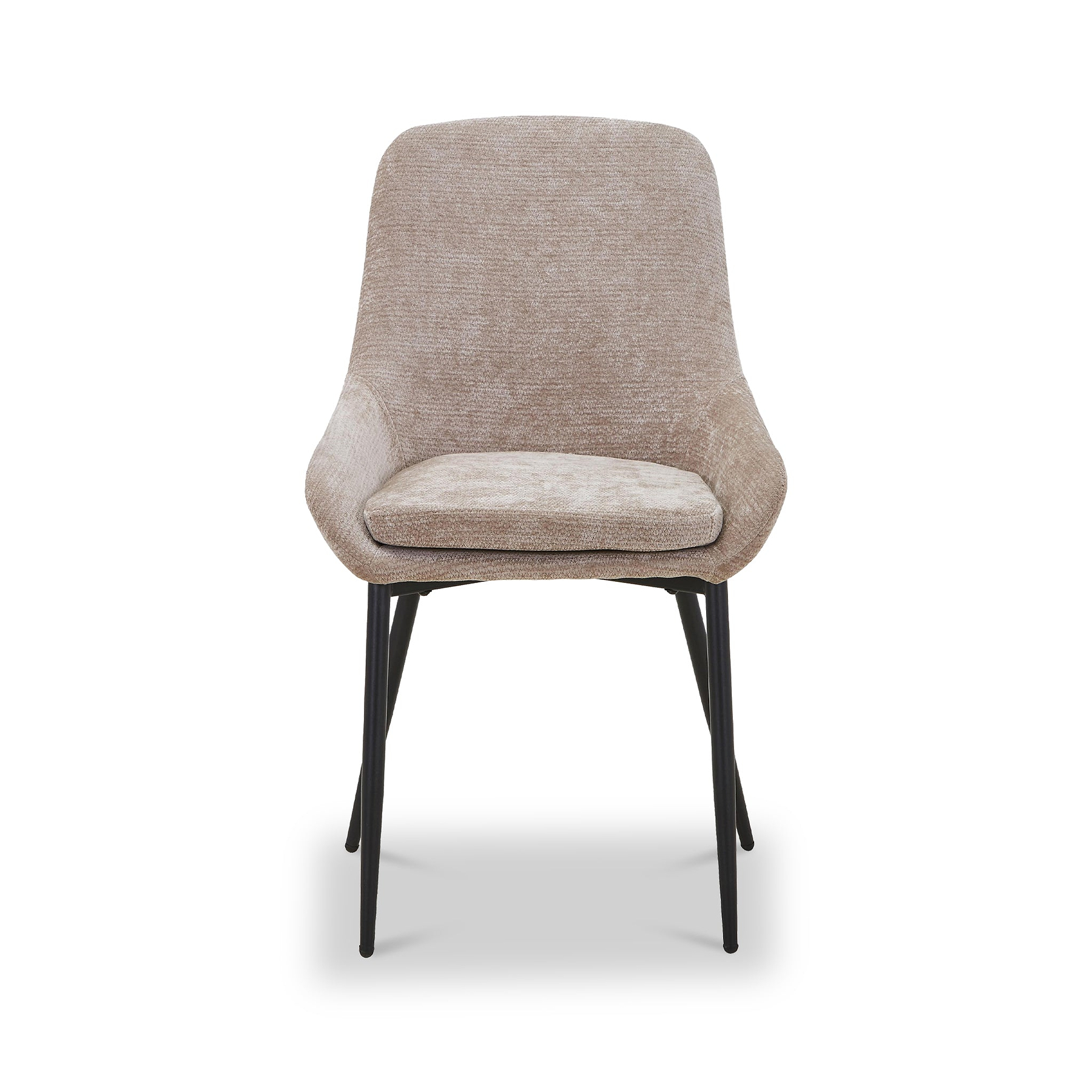 Loris Soft Fabric Dining Chair Mink from Roseland Furniture