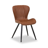 Santo Faux Leather Dining Chair from Roseland Furniture