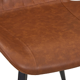 Santo Faux Leather Dining Chair from Roseland Furniture