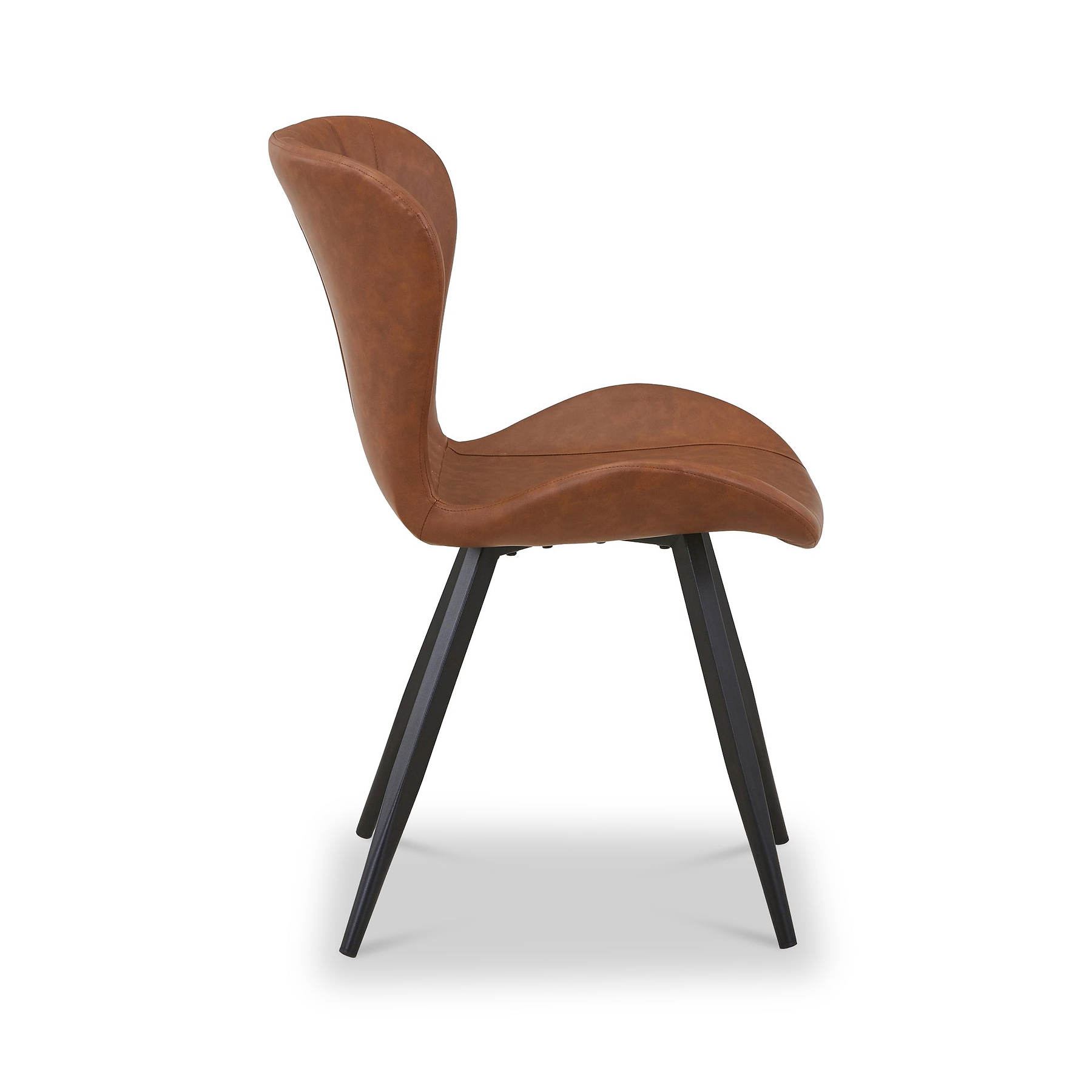Santo Faux Leather Dining Chair from Roseland Furniture