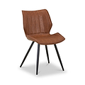 Morvah Faux Leather Dining Chair from Roseland Furniture