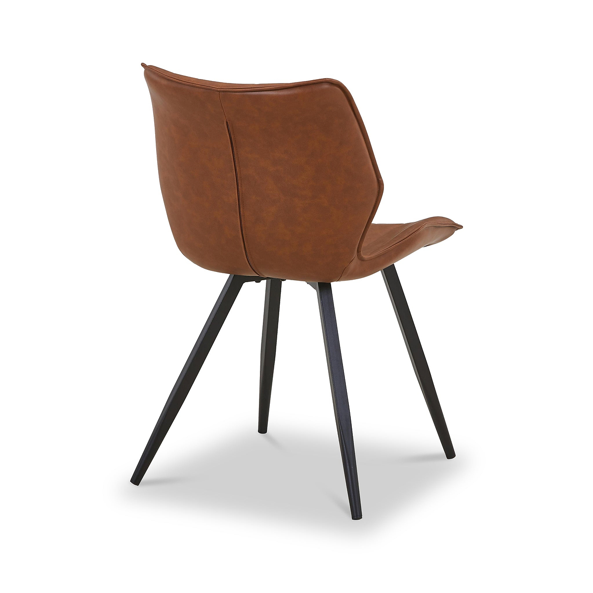 Morvah Faux Leather Dining Chair from Roseland Furniture