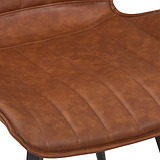 Morvah Faux Leather Dining Chair from Roseland Furniture