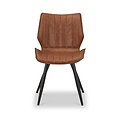 Morvah Faux Leather Dining Chair from Roseland Furniture