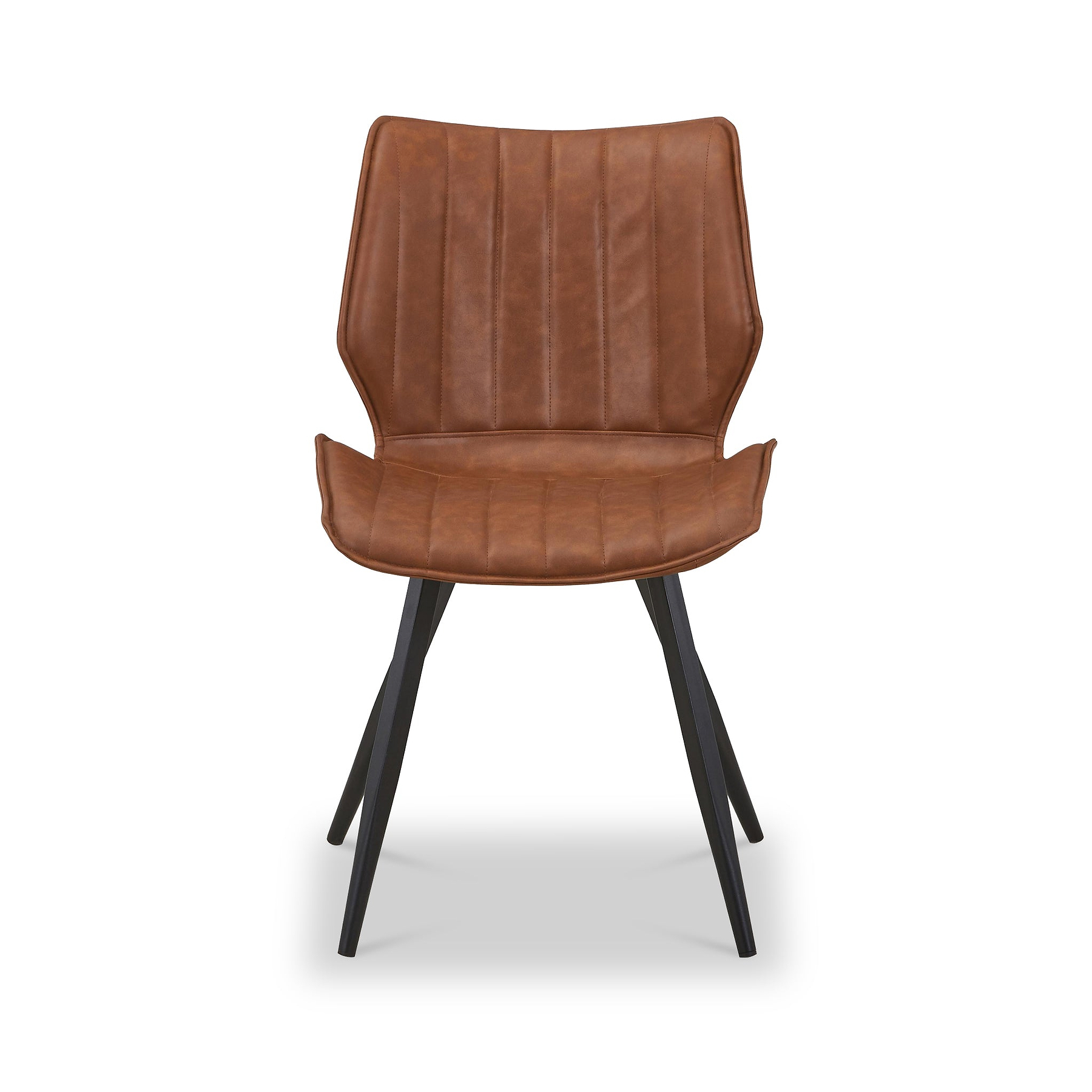 Morvah Faux Leather Dining Chair from Roseland Furniture