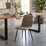 Alver Weave Dining Chair Grey from Roseland Furniture