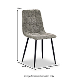 Alver Weave Dining Chair Grey from Roseland Furniture