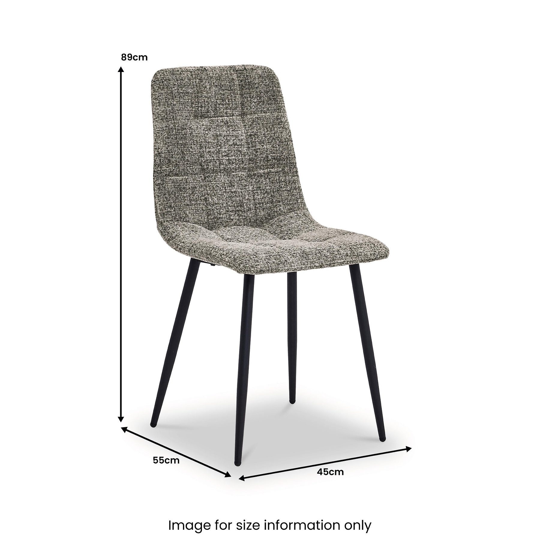 Alver Weave Dining Chair Grey from Roseland Furniture