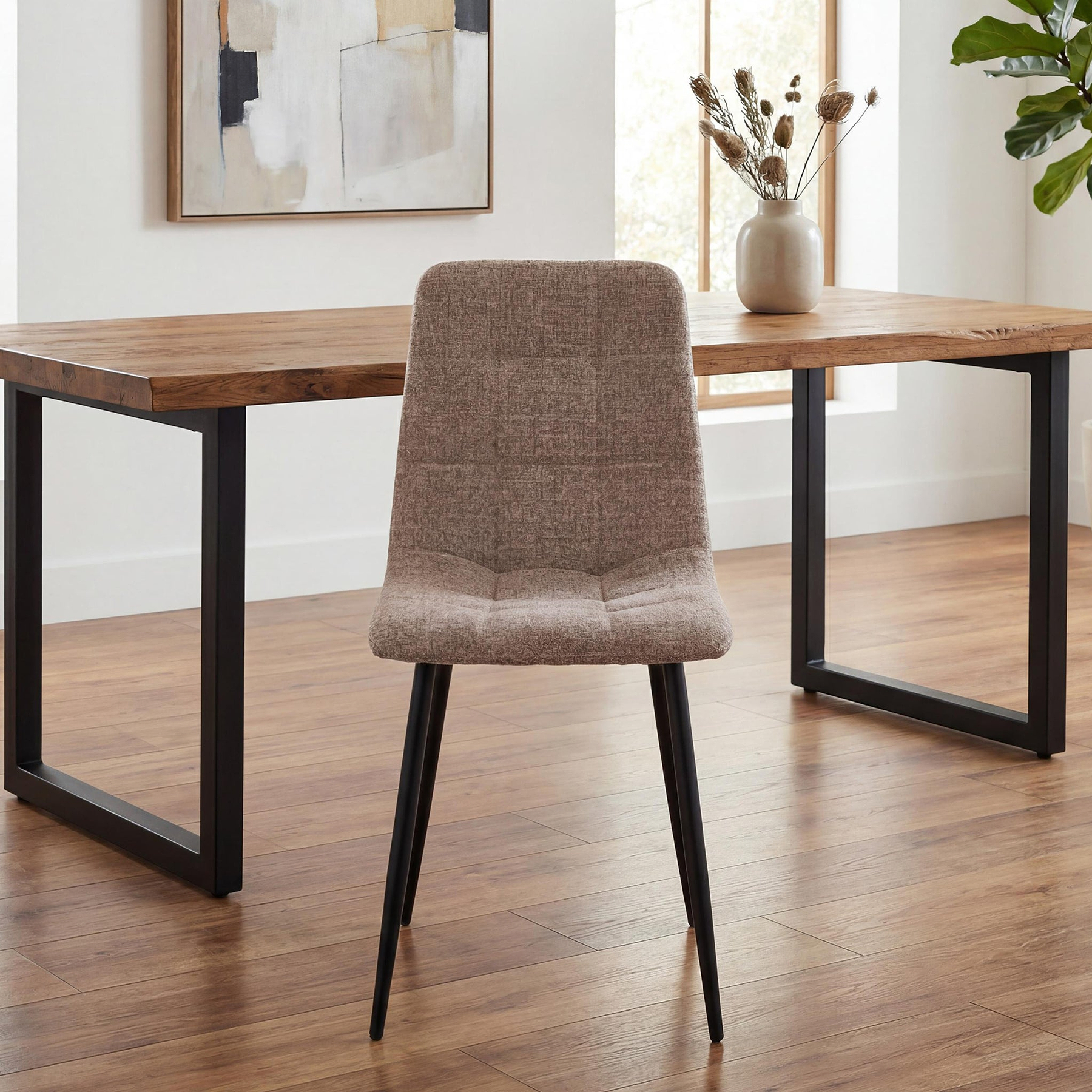 Alver Weave Dining Chair Honey from Roseland Furniture