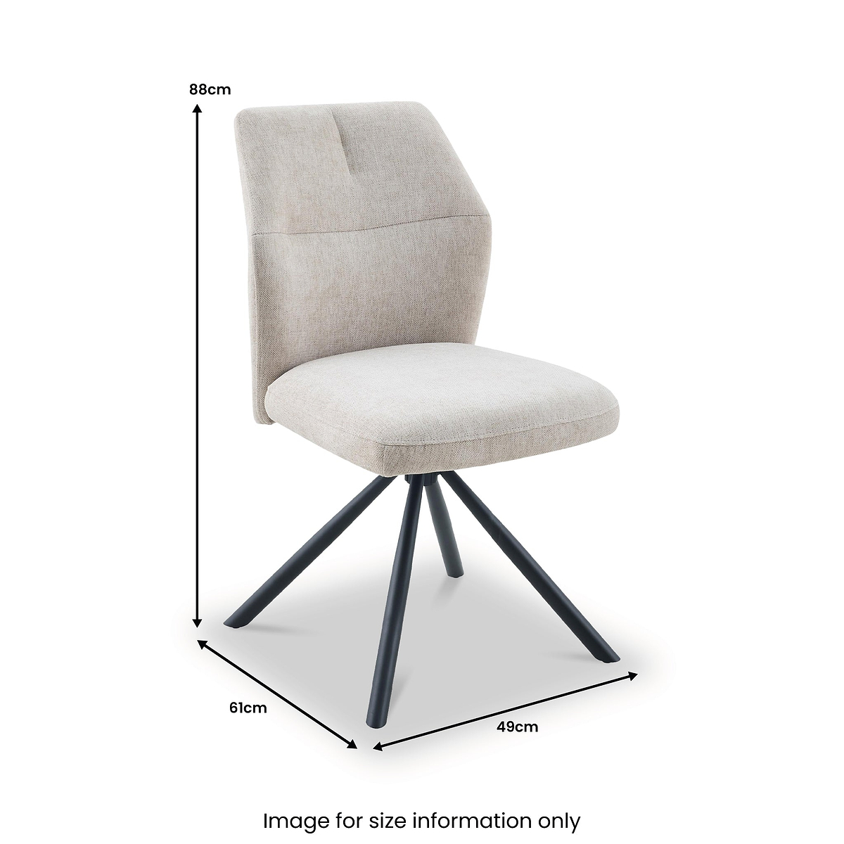 Sedna Swivel Dining Chair Mink from Roseland Furniture