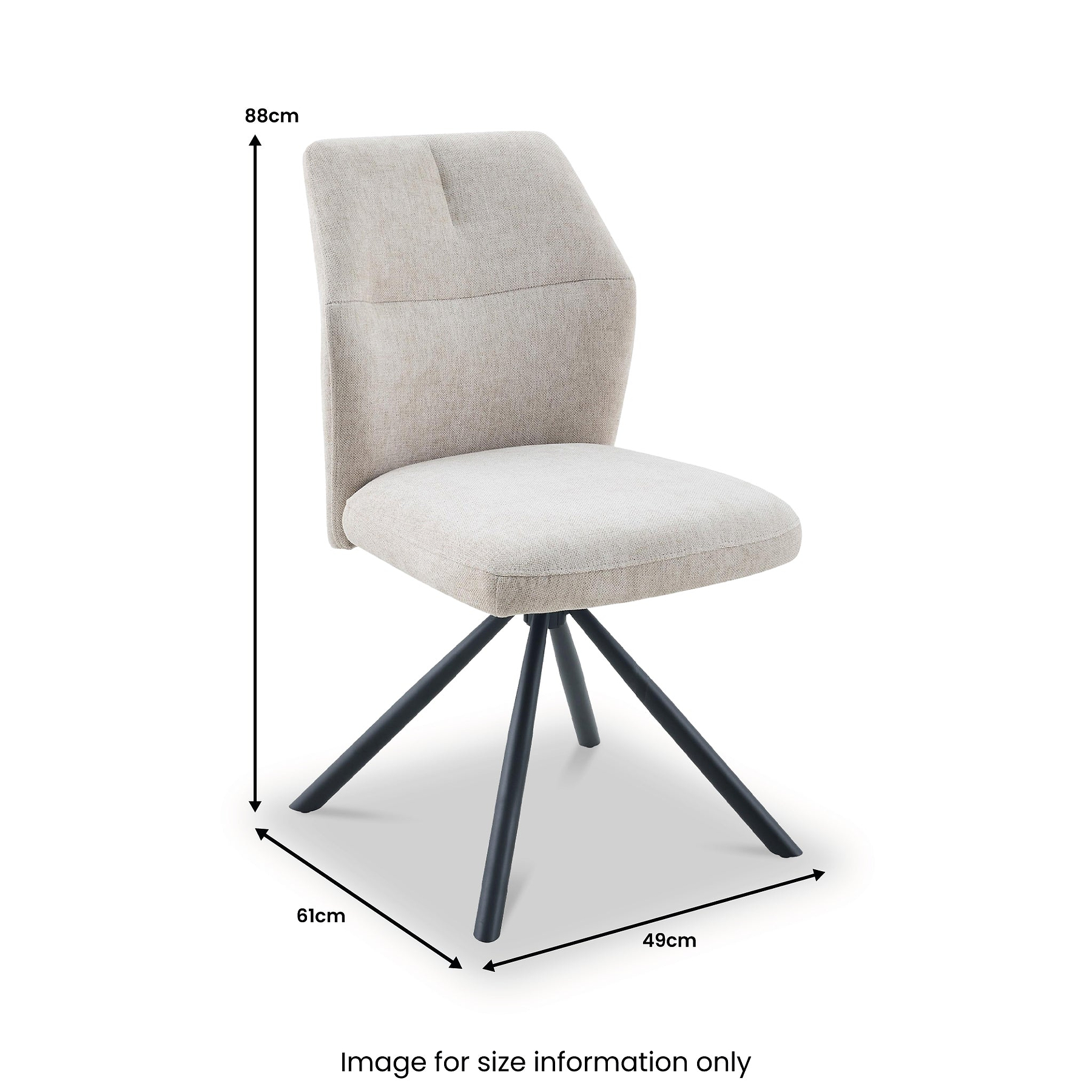 Sedna Swivel Dining Chair Mink from Roseland Furniture