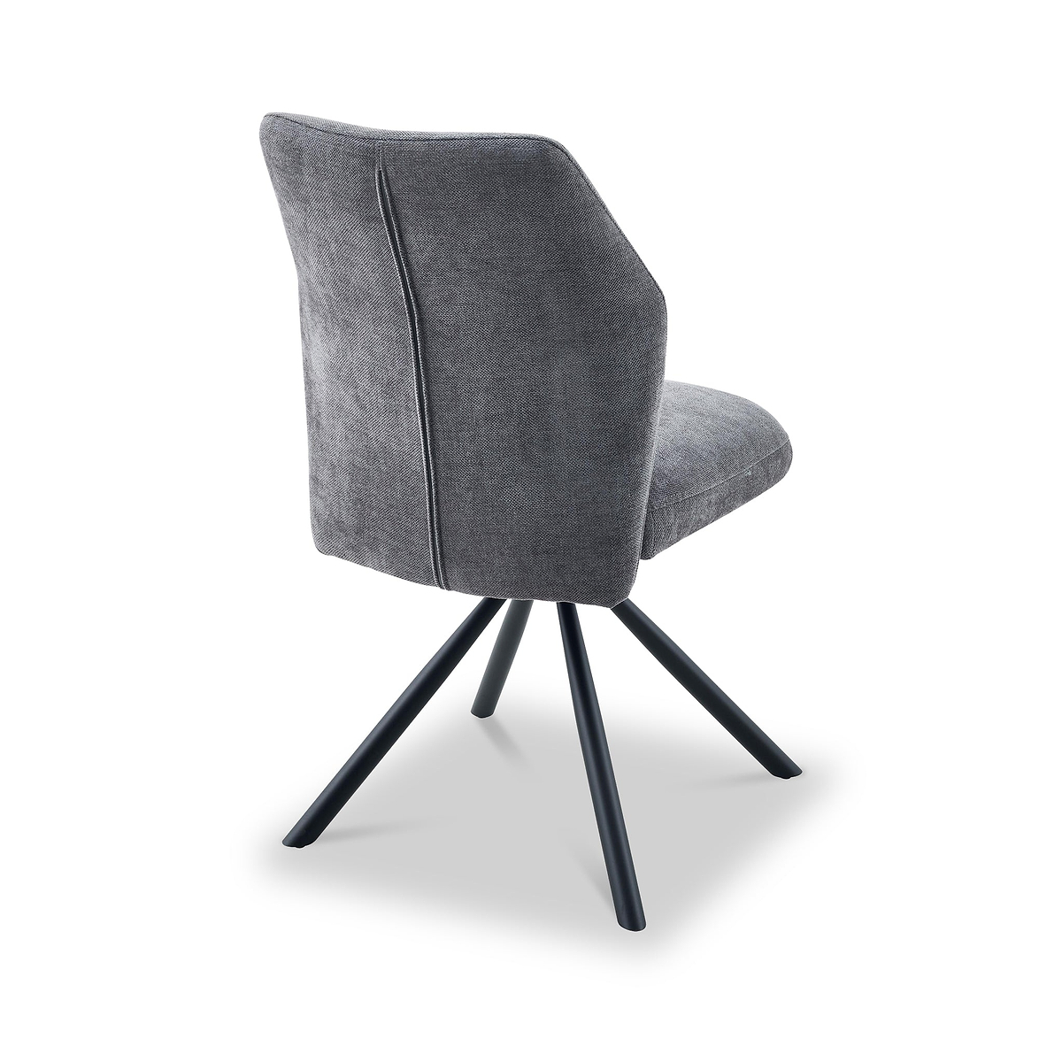 Sedna Swivel Dining Chair Charcoal from Roseland Furniture