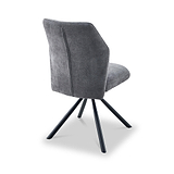 Sedna Swivel Dining Chair Charcoal from Roseland Furniture