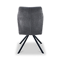 Sedna Swivel Dining Chair Charcoal from Roseland Furniture