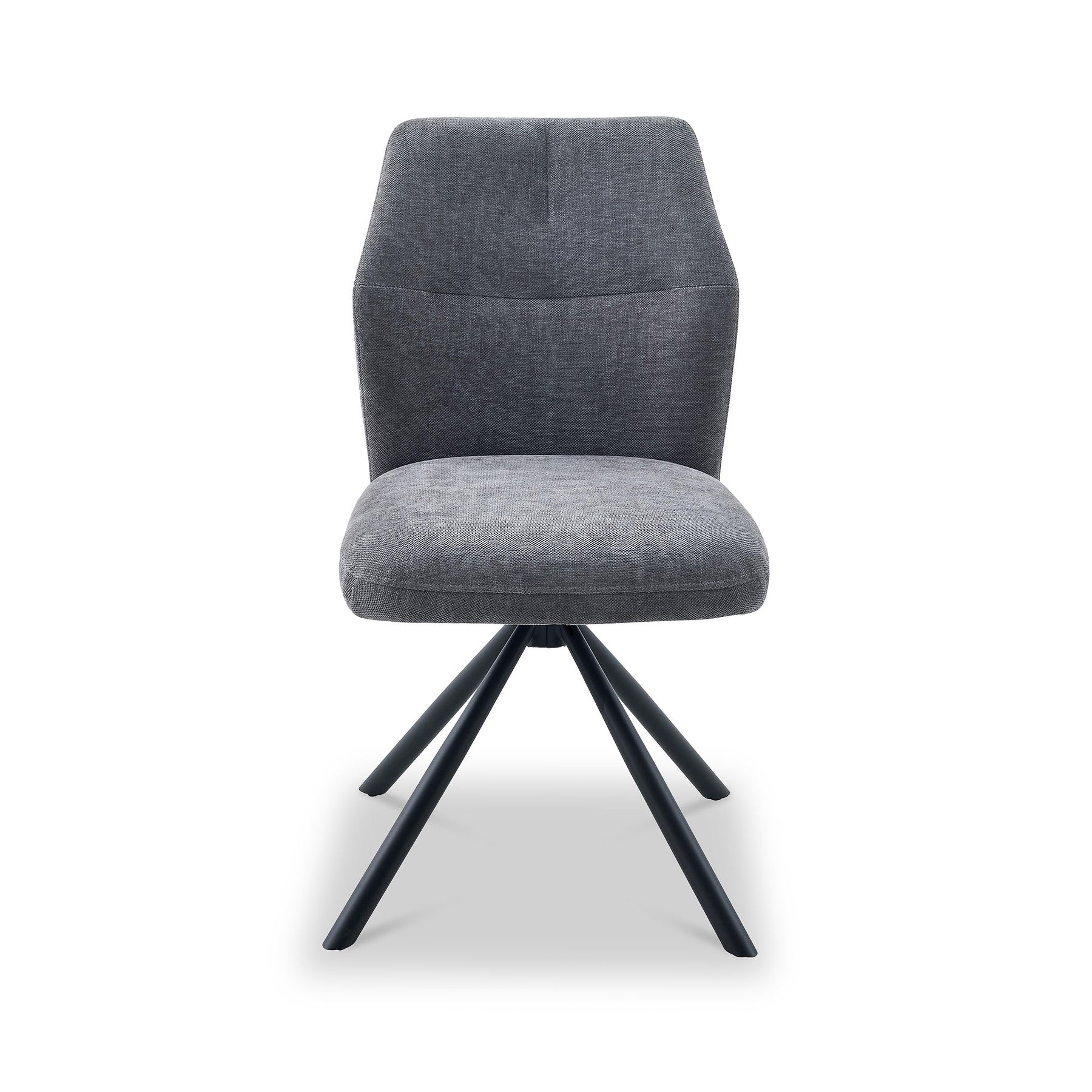 Sedna Swivel Dining Chair Charcoal from Roseland Furniture