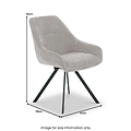 Nara Dining Chair Oatmeal from Roseland Furniture