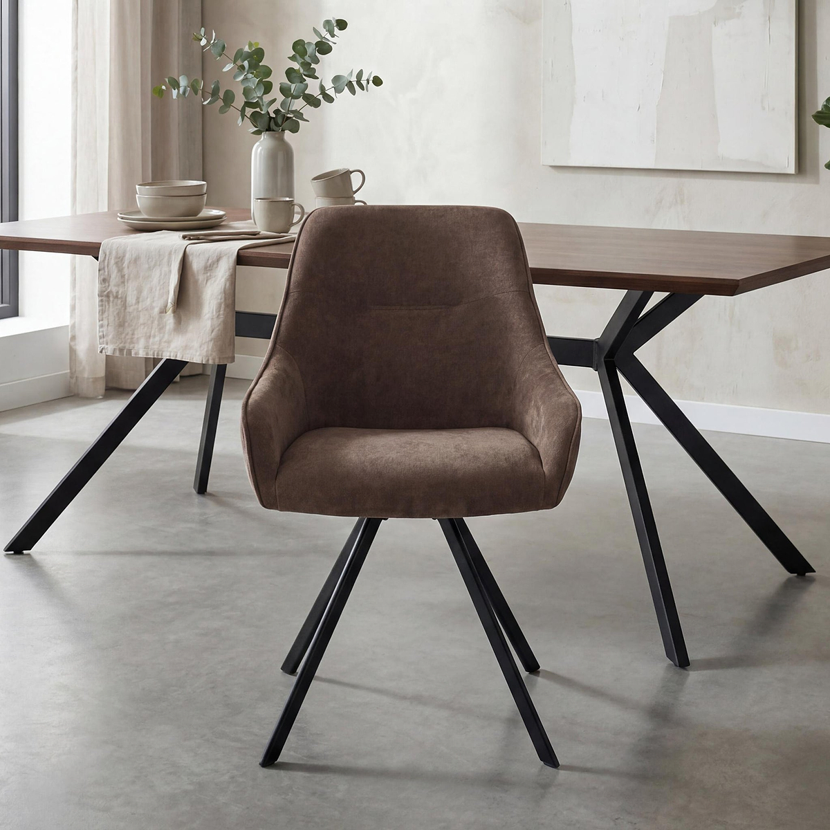 Nara Dining Chair Brown from Roseland Furniture