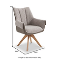 Loren Swivel Dining Chair from Roseland Furniture