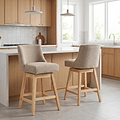 Tara Bar Stool Champagne from Roseland Furniture