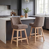 Tara Bar Stool Coffee from Roseland Furniture