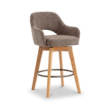 Matteo Bar Stool Coffee from Roseland Furniture