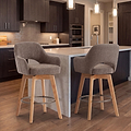 Matteo Bar Stool Coffee from Roseland Furniture