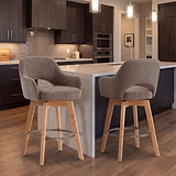 Matteo Bar Stool Coffee from Roseland Furniture