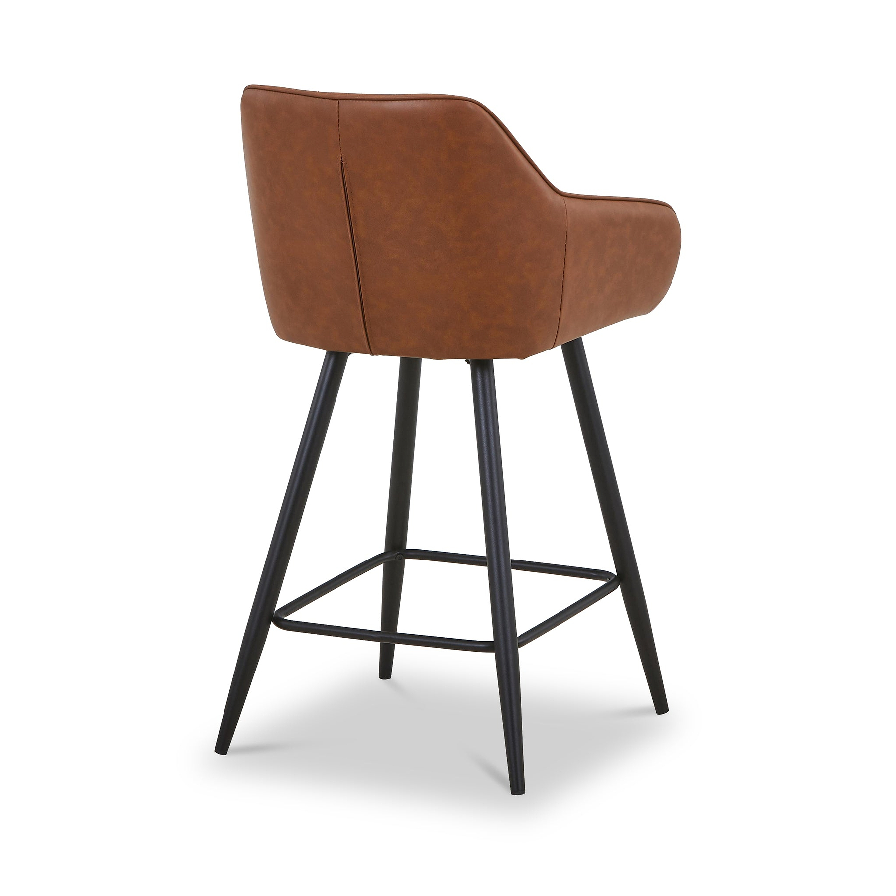 Nolan Faux Leather Bar Stool Tan from Roseland Furniture