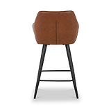 Nolan Faux Leather Bar Stool Tan from Roseland Furniture