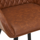 Nolan Faux Leather Bar Stool Tan from Roseland Furniture