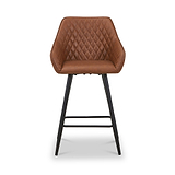 Nolan Faux Leather Bar Stool Tan from Roseland Furniture