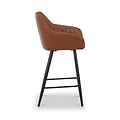 Nolan Faux Leather Bar Stool Tan from Roseland Furniture