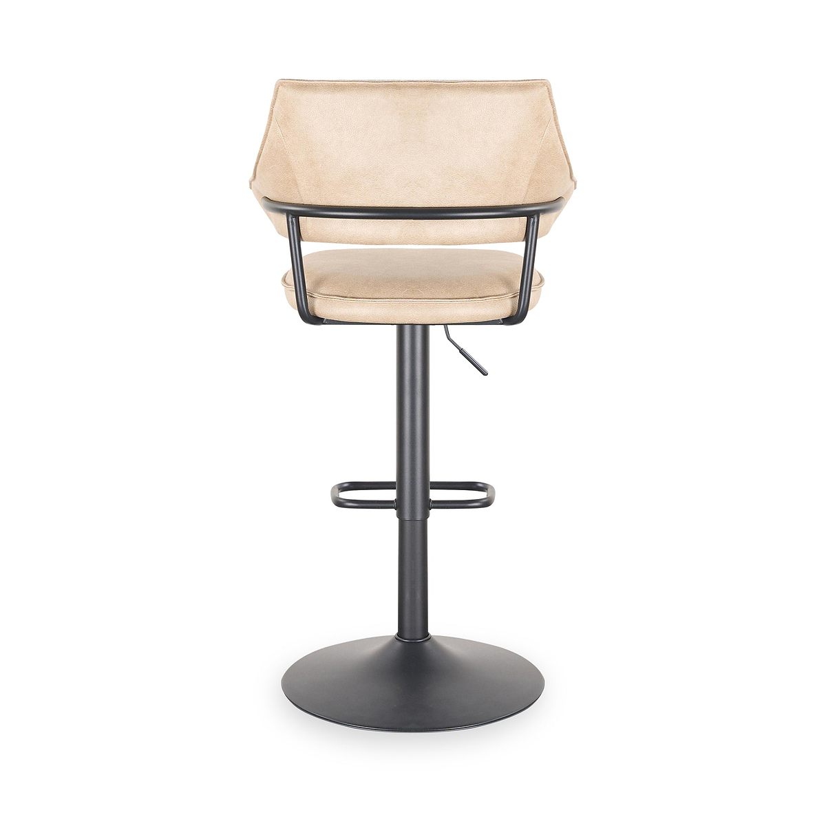 Faraday Faux Leather Bar Stool Latte from Roseland Furniture