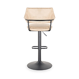 Faraday Faux Leather Bar Stool Latte from Roseland Furniture