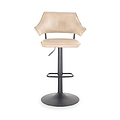 Faraday Faux Leather Bar Stool Latte from Roseland Furniture