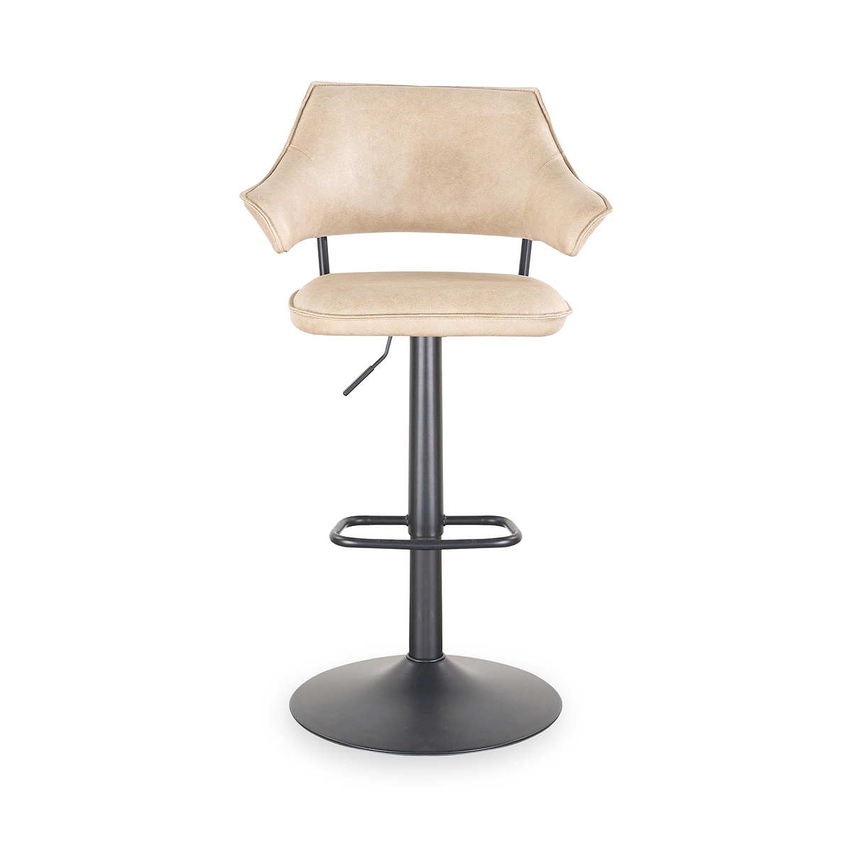 Faraday Faux Leather Bar Stool Latte from Roseland Furniture