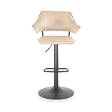 Faraday Faux Leather Bar Stool Latte from Roseland Furniture