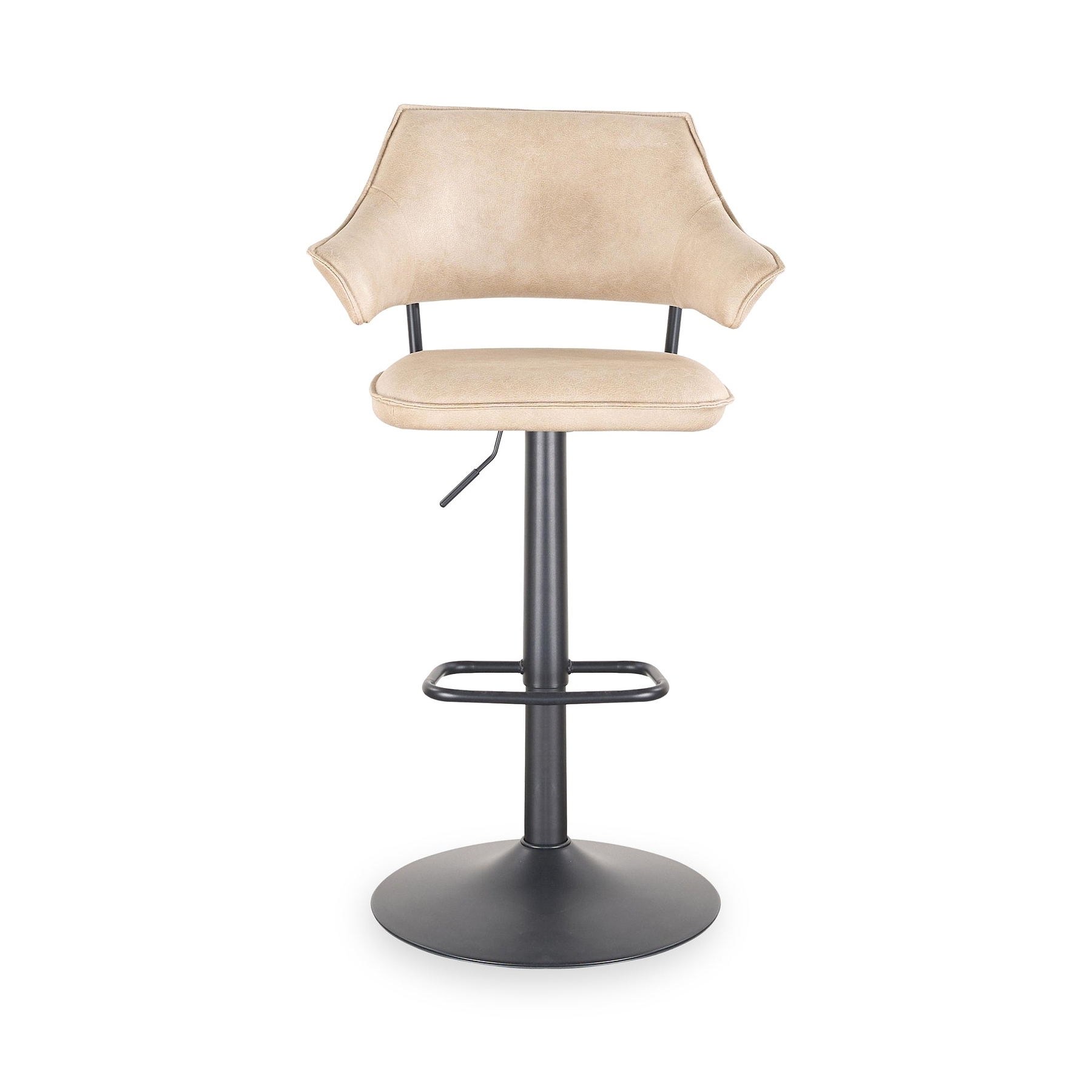 Faraday Faux Leather Bar Stool Latte from Roseland Furniture