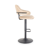 Faraday Faux Leather Bar Stool Latte from Roseland Furniture