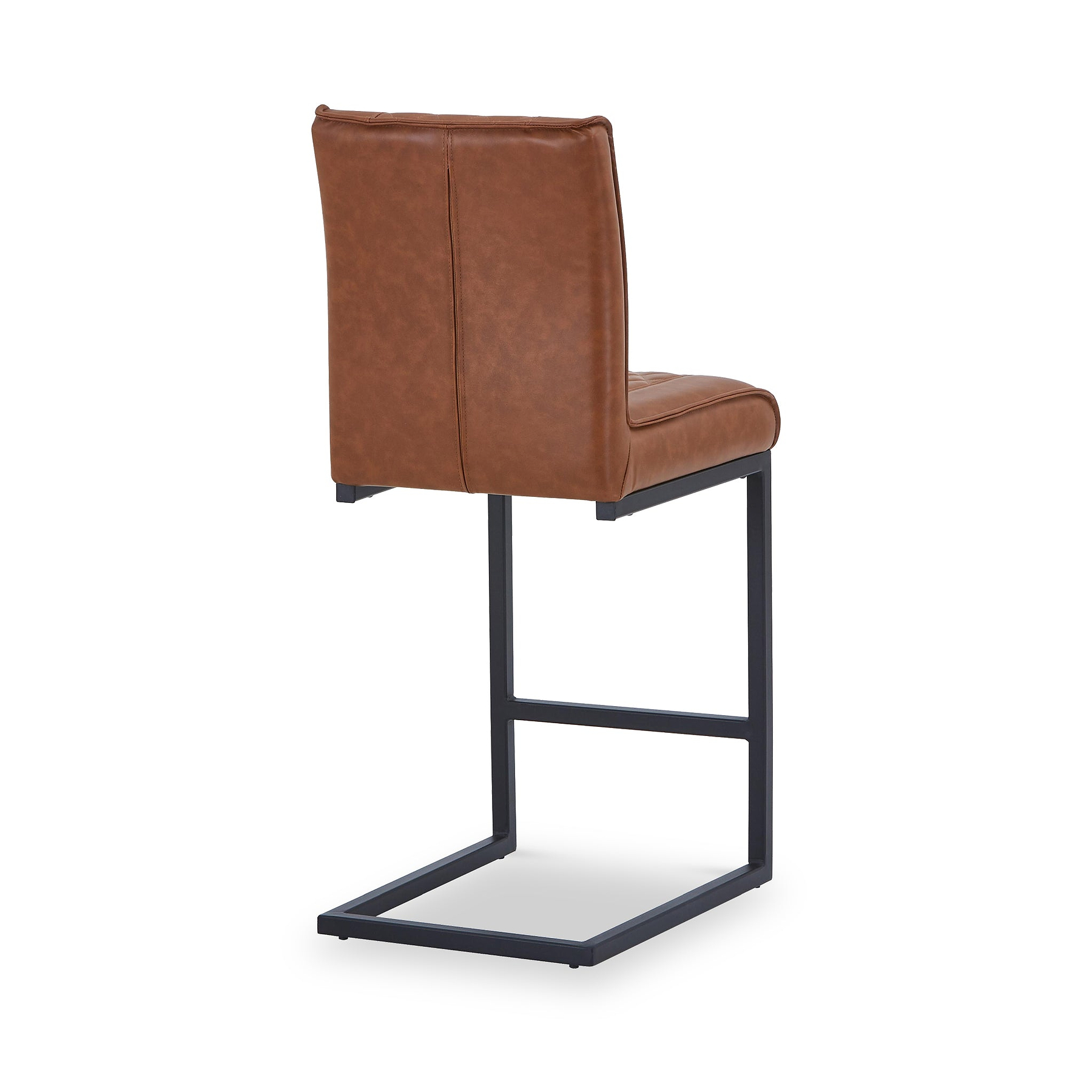 Brando Faux Leather Bar Stool Brown from Roseland Furniture