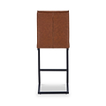Brando Faux Leather Bar Stool Brown from Roseland Furniture