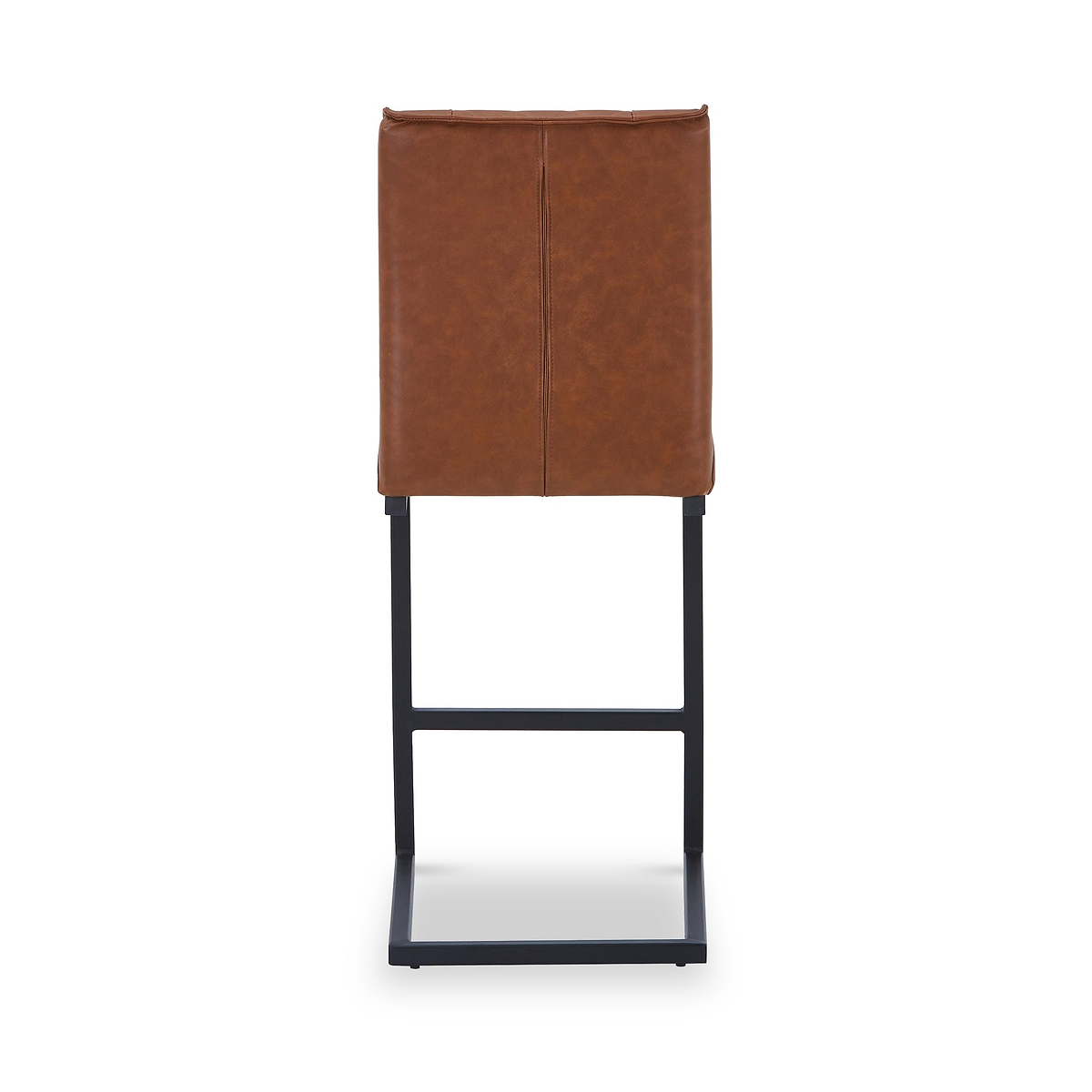 Brando Faux Leather Bar Stool Brown from Roseland Furniture