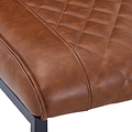 Brando Faux Leather Bar Stool Brown from Roseland Furniture