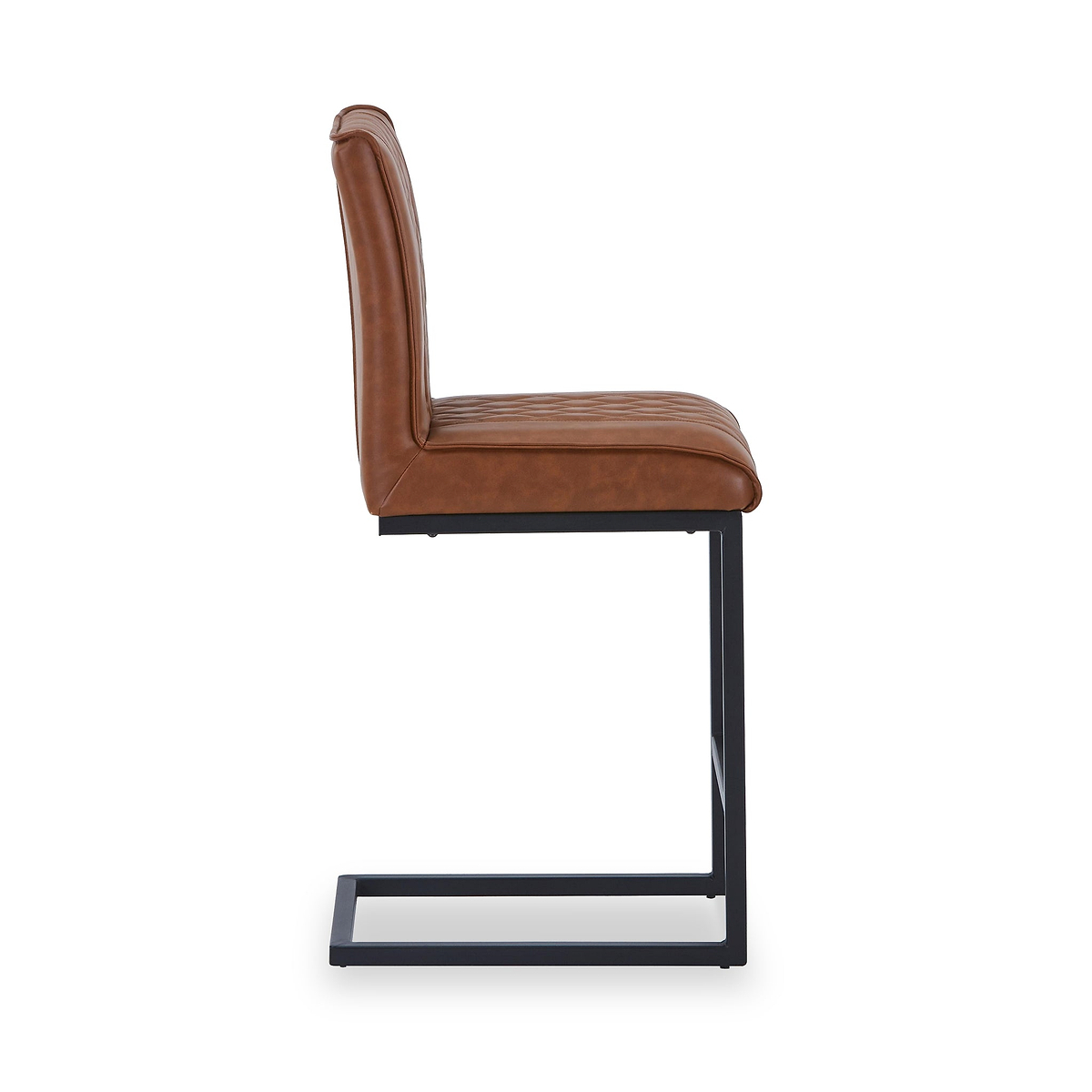Brando Faux Leather Bar Stool Brown from Roseland Furniture