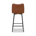 Zeno Faux Leather Dining Stool Tan from Roseland Furniture